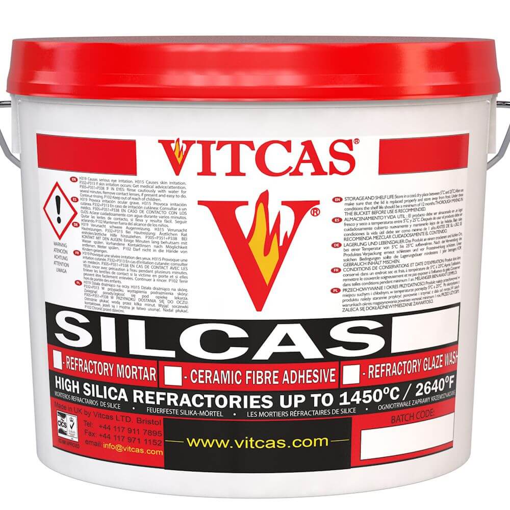 Silicas refractory mortar