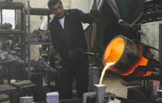 work in a foundry
